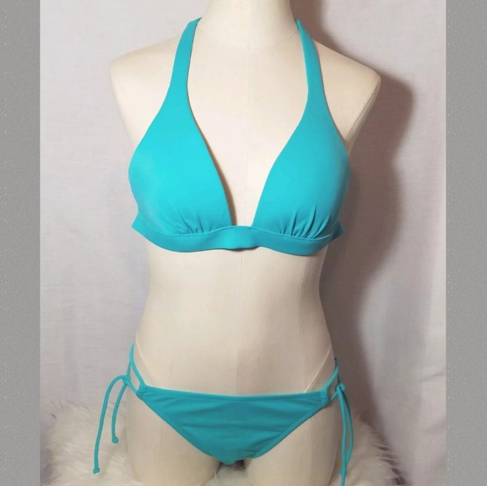 Victoria's Secret Swim Bikini Set Halter Tie Up